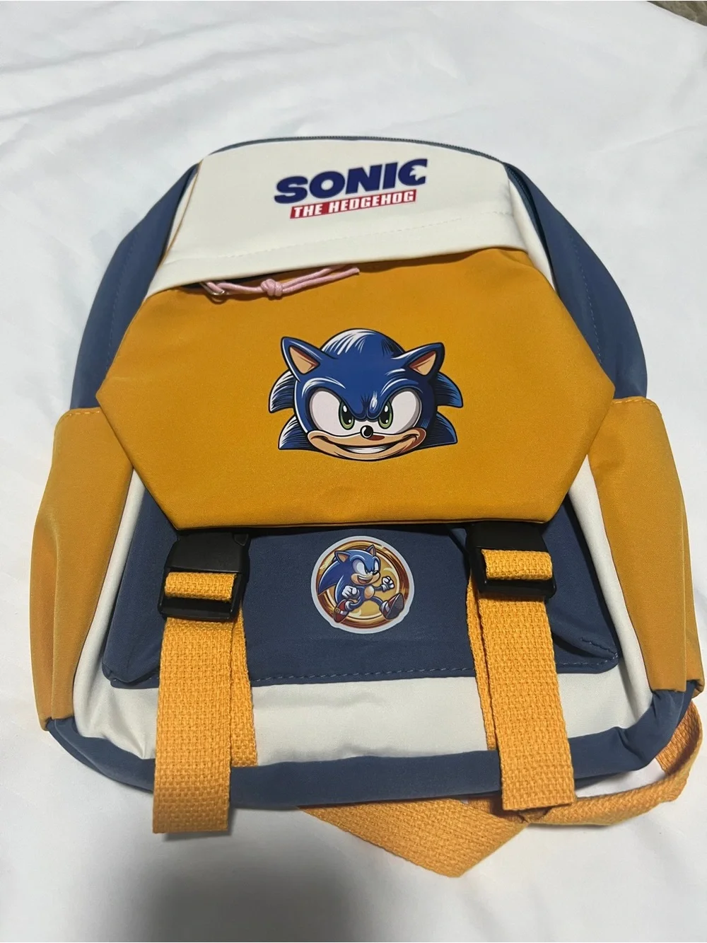 Sonic the Hedgehog Yellow & Blue Backpack for 3-5 y.o. Small